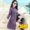 Áo khoác da nữ dài Áo dài phiên bản Hàn Quốc của chiếc áo khoác tự may có kích thước lớn áo khoác bằng da dày áo khoác gió 2017 quần áo thu đông ao da cao cap