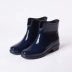 Thời trang mới ngắn ống đi mưa bốn mùa mang giày đi mưa cho người lớn mang giày chống nước