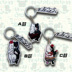 Anime Keychain Yang Yan Ghost Light Projectile Tokyo Ghoul Fan mới xung quanh Hot Sale - Carton / Hoạt hình liên quan hoạt hình dán Carton / Hoạt hình liên quan
