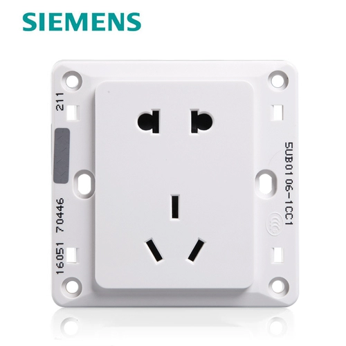 Siemens Switch Spocket Vision yaibai Home Panel с USB косой пять -отверстие стены открыт 86 темная панель установки