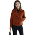 Áo khoác len ngắn nữ 2018 mới mùa thu áo khoác ngắn phiên bản Hàn Quốc của áo khoác len mỏng - Áo Hàn Quốc áo dạ croptop Áo Hàn Quốc