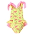 Đồ bơi trẻ em dễ thương bé gái bé flamingo bé gái áo tắm một mảnh áo tắm trẻ em bikini - Bộ đồ bơi của Kid