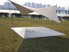 Атриум 户外露营蝶形涂银牛津布加厚天幕凉棚超大防大雨多人遮阳帐篷正品