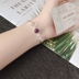 Tự nhiên Kyanite Strawberry Pha Lê Moonstone Thạch Anh Tím Dreamcatcher Hoa Màu Xanh Hành Tinh Sterling Silver Bracelet Bộ Quà Tặng vòng pandora Vòng đeo tay Clasp