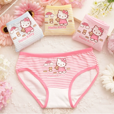 Трусы, детское хлопковое нижнее белье для девочек, 1-3-5-8-9 лет
