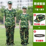 Мужчины и женские женские студенты средней школы, обучающие студенты, военная подготовка