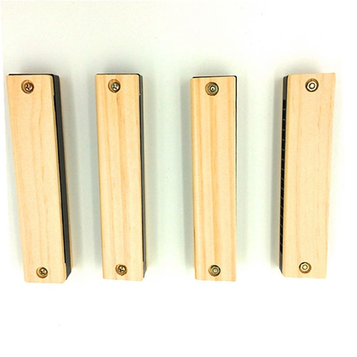 Двухрядная деревянная губная гармошка, игрушка, раннее развитие