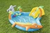 Mới lớn cá mập inflatable pad hồ bơi với slide có thể phun nước vườn hồ bơi phim hoạt hình động vật đồ chơi bóng hồ bơi
