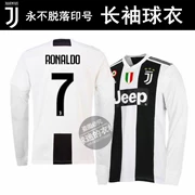Áo Juventus 18-19 Juventus sân nhà thứ 7 C Ronaldo áo dài tay đồng phục bóng đá số 10 Đồng phục Dibala - Bóng đá