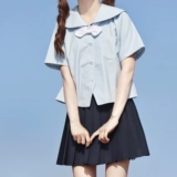 Однотонная мини-юбка, базовая юбка в складку для школьников, униформа