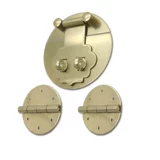 Медный антикварный замок, деревянная коробка, комплект, чемодан с аксессуарами