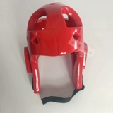 Шлем для тхэквондо, маска, белое красное защитное снаряжение