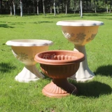 Ali Iris Cup Type Resin Two -Cut European -Style большой цветочный горшок 30E35E Многократный зеленый зеленый слю