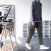 UAZC 17FW mùa đông mới không thể đủ khả năng bóng rắn màu cashmere vòng cổ áo len nam giới và phụ nữ vài dày ấm áo len blazer nam Áo len Cashmere