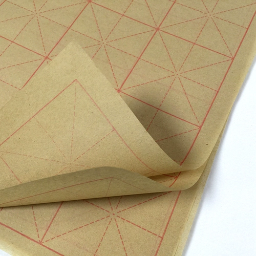 Каллиграфия Упражнения Специальная бумага Mi -Шрасковая сетка Mao Bian Paper 9,5 см. Сетка около 50 листов/карман (12 сетка)