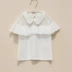 Cô gái tay ngắn 2019 Mới cho trẻ em mặc Nữ Lớn Trẻ em Mùa hè Áo trắng Hàn Quốc Áo len cho trẻ em - Áo thun Áo thun