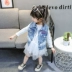 Áo vest nữ denim mỏng 2019 xuân hè thu đông, vừa và nhỏ trẻ em mới vest vai cotton mềm mại cho bé - Áo ghi lê sỉ quần áo trẻ em tận gốc Áo ghi lê