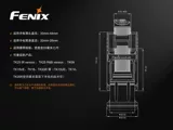 Fenix ​​Phoenix ALC-01 Сильный светлый фонарик пластиковой фонарик пластиковой вспышки пластиковой вспышки