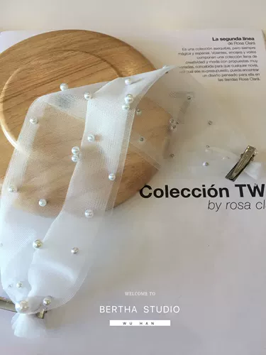 Bertha Ретро повязка на голову из жемчуга для невесты, аксессуар, заколка для волос