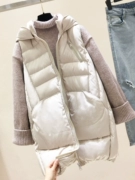 Phiên bản Hàn Quốc của học sinh áo trùm đầu bằng cotton nữ dài 2018 mới thu đông và áo khoác không tay rộng