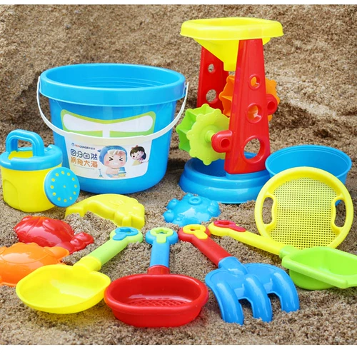 Детская пляжная машина, большой комплект для мальчиков и девочек, детский песок для игры с песком, лопата, набор инструментов, песочные часы