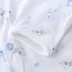 Em bé mùa hè Xiêm quần áo bằng sợi tre siêu mỏng cho bé sơ sinh mùa xuân và mùa thu quần dài tay hafu romper pyjama - Áo liền quần Áo liền quần