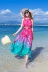 Đầm boho nữ hè 2018 mới voan quây mỏng đi biển đi biển đầm đầm đi biển