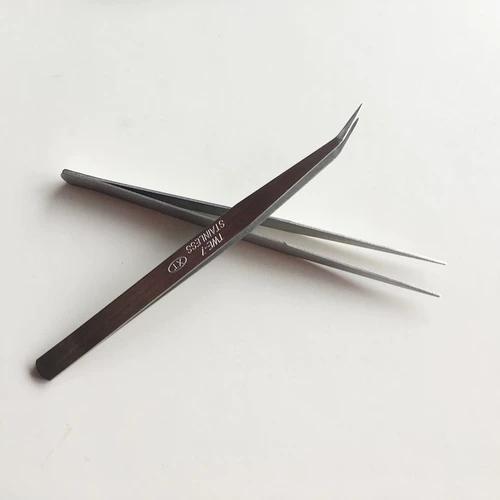 Пинцет из нержавеющей стали, плоскогубцы, щипцы для бровей