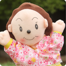 Мягкая детская игрушка 欢乐一家人手偶家庭人物老爷爷老奶奶讲故事宝宝早教安抚玩偶手套