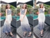 Taobao Tmall zkhm2019 mùa hè mới của phụ nữ voan eo đi biển váy váy dài bohemian - Váy dài