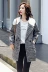 Áo khoác len nữ dài phần phiên bản Hàn Quốc mùa thu đông 2019 mới cho học sinh mặc áo len mỏng Sen Houndaw - Áo Hàn Quốc áo khoác dạ kẻ hàn quốc Áo Hàn Quốc