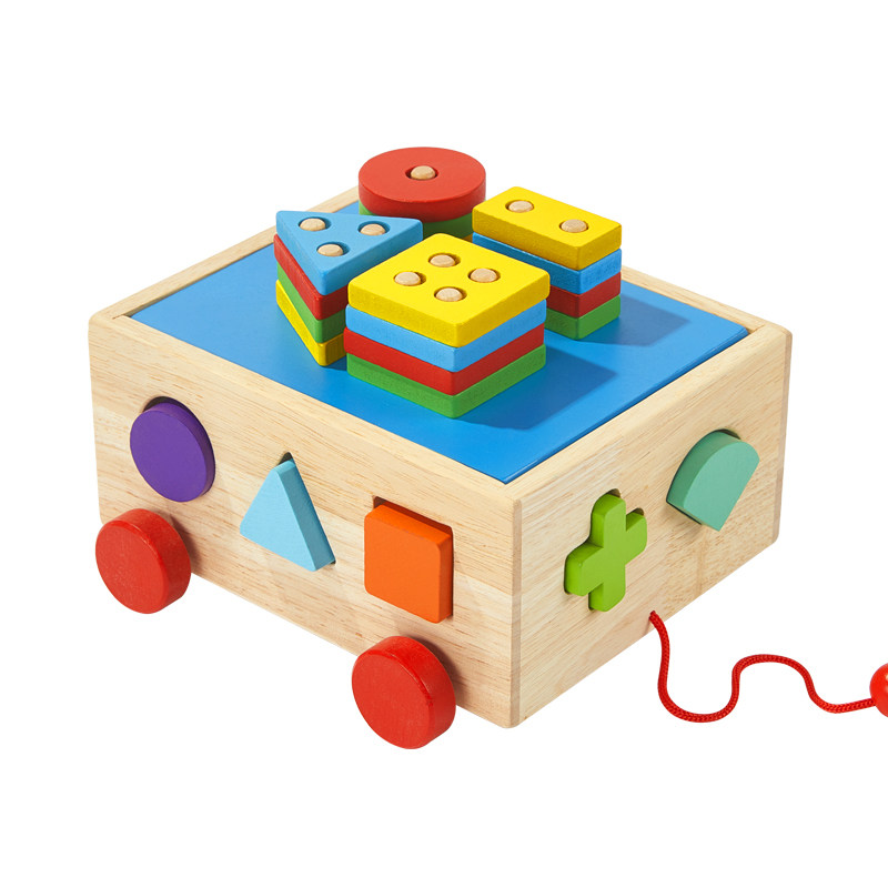 0-3岁儿童早教形状配对益智积木玩具