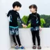 Bộ đồ lặn cho trẻ em Hàn Quốc quần dài tay chống nắng khô nhanh chia hai hoặc ba bộ đồ bơi cho bé trai và bé gái - Bộ đồ bơi của Kid