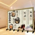 Màn hình đơn giản phân vùng y tế Trung Quốc cửa hàng y tế moxib Fir kinh tuyến cạo lửa trị liệu massage massage giường gấp di chuyển - Màn hình / Cửa sổ Màn hình / Cửa sổ