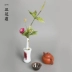 Một chút mùa đỏ lò đỏ bình nhỏ mận chai lọ lưới lục giác chai đơn giản Trung Quốc váy mềm phù hợp với câu lạc bộ Zen - Vase / Bồn hoa & Kệ chậu cây hình chữ nhật Vase / Bồn hoa & Kệ