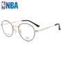 NBA3018 kính retro khung kính nghệ thuật tròn khung kính cận thị khung kính tròn khung kính mặt tròn - Kính khung mắt kính cận