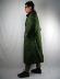 Quân đội cổ điển màu xanh lá cây dài áo bông sản phẩm áo bông áo khoác mùa đông ấm áp áo khoác nam giới và phụ nữ áo phao nam Áo len