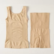 Mùa thu và mùa hè bụng corset tách bộ hai bộ đồ lót bó sát hông rung phần mỏng phù hợp với cơ thể phù hợp với phụ nữ