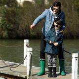 BL Rain Sheng Мужская водяная обувь вентилятор Shunxia Rain Boots