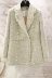 Áo len dệt hoa gió nhỏ 2018 thu đông 2018 cho người phụ nữ thân hình mảnh mai thon dài phần áo dài phù hợp với áo khoác - Trung bình và dài Coat