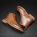 2018 giày da nam mới cao xu hướng retro của Anh Martin ủng dụng cụ cho nam - Giày ống