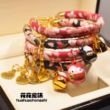狗狗铃铛项圈日本和风猫铃铛狗铃铛项圈猫咪饰品宠物泰迪猫项链