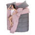 Bộ đồ giường bốn mảnh chăn mền trải giường đơn bộ ba mảnh 1,2 m 4 giường ngủ tập thể 笠 1,8m1,5 gối mền 2 trong 1 Bộ đồ giường bốn mảnh