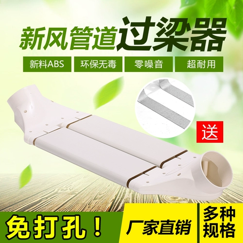 Система свежего воздуха ворсня/вентиляция плоская труба 75/110/160 мм ABS -адаптер воздуховодов Lint