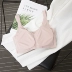 Áo ngực mỏng Nhật Bản Đồ lót Nhật Bản siêu mỏng băng lụa liền mùa hè kiểu vest thu thập mà không có vòng thép vô hình dây đeo vai rộng - Strapless Bras