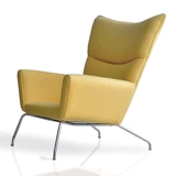 Крылья северная мода мода сплошной диван -стул Сист кафе Coffee L -Itted Croage Wing Стул Новый