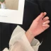 Thời trang Sinh viên Nhật Bản và Hàn Quốc vận chuyển hoang dã trang sức zircon dát đơn giản vòng tròn hình học điều chỉnh vòng đeo tay nữ S094 chuỗi đeo tay Vòng đeo tay Clasp