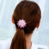 Hàn quốc rhinestone flannel tóc vòng pha lê tóc phụ kiện tóc rope tấm kẹp tóc ponytail hoa bóng head ban nhạc cao su đồ trang sức Phụ kiện tóc