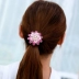 Hàn quốc rhinestone flannel tóc vòng pha lê tóc phụ kiện tóc rope tấm kẹp tóc ponytail hoa bóng head ban nhạc cao su đồ trang sức
