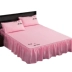 Bông Simmons giường trải giường váy giường đặt mảnh duy nhất bụi che đặt công chúa giường đơn giản giường cotton 笠 1.5 1.8 m